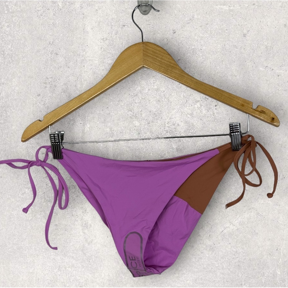 NEW L*Space Dani Classic Bikini Bottoms Size XL Revolve Brown Purple Swirl Boho‎ - Picture 7 of 9